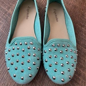 4/$25 Zigisoho Smokey Spiked Flats - 7